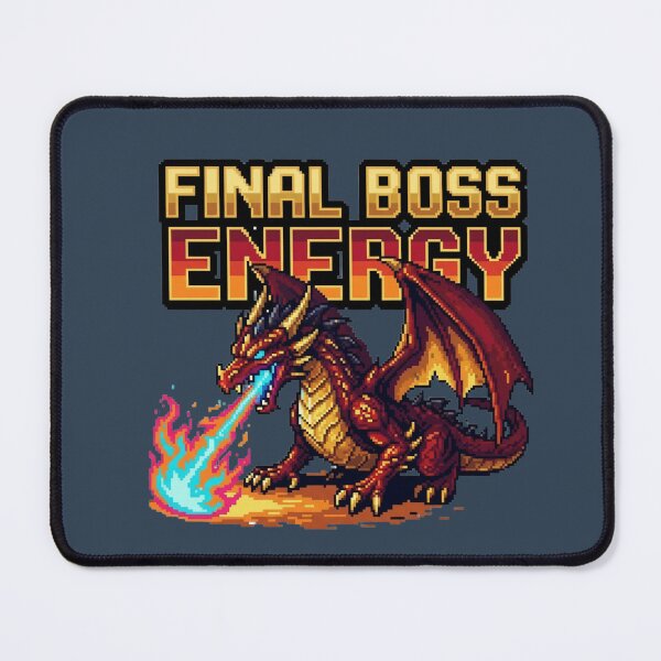 Item preview, Final Boss Energy Retro Pixel Dragon RPG Art designed and sold by ChaosNest.