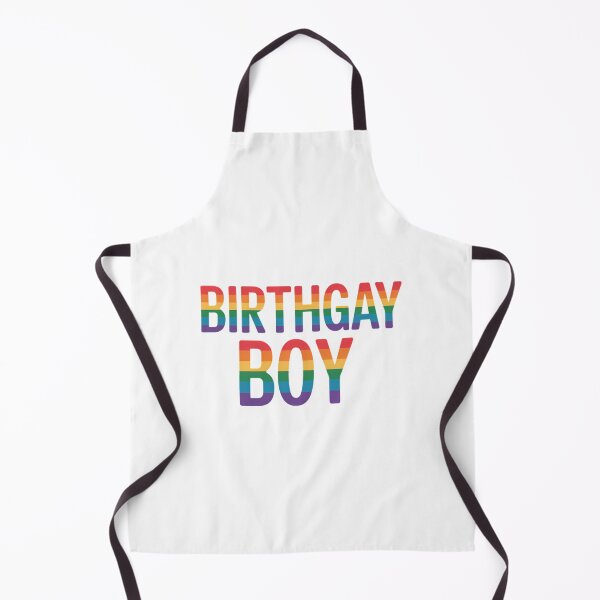Item preview, Birthgay Boy LGBT Gay Pride Happy Birthday Rainbow designed and sold by sailorjessiArt.