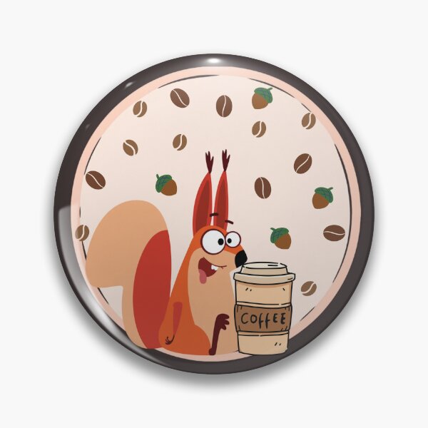 Item preview, Cozy Coffee Squirrel designed and sold by AnulaArt.