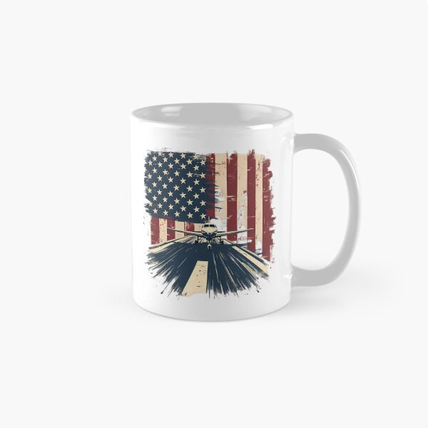 Item preview, Pilot Airplane American Flag Plane Aviation designed and sold by writtengriffinc.