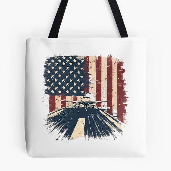 Item preview, Pilot Airplane American Flag Plane Aviation designed and sold by writtengriffinc.