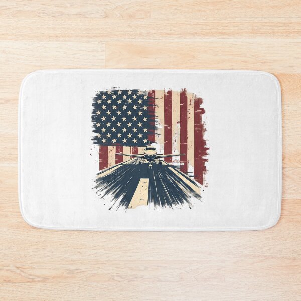 Item preview, Pilot Airplane American Flag Plane Aviation designed and sold by writtengriffinc.