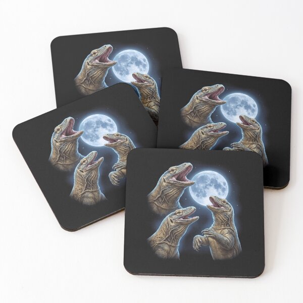 Item preview, Monitor Lizard Howling Moon Art Animal Lover designed and sold by TerryConnells.