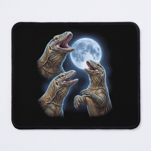 Item preview, Monitor Lizard Howling Moon Art Animal Lover designed and sold by TerryConnells.