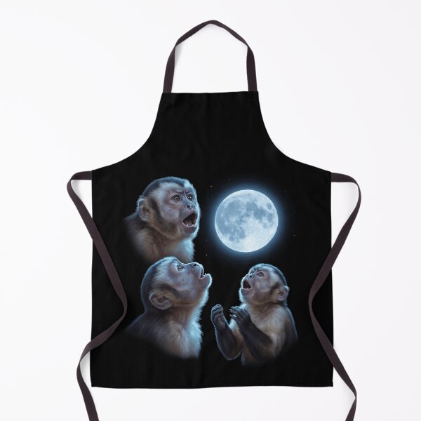 Item preview, Monkey Howling Moon Art Animal Lover designed and sold by TerryConnells.