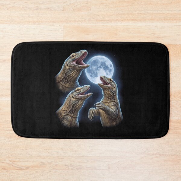 Item preview, Monitor Lizard Howling Moon Art Animal Lover designed and sold by TerryConnells.