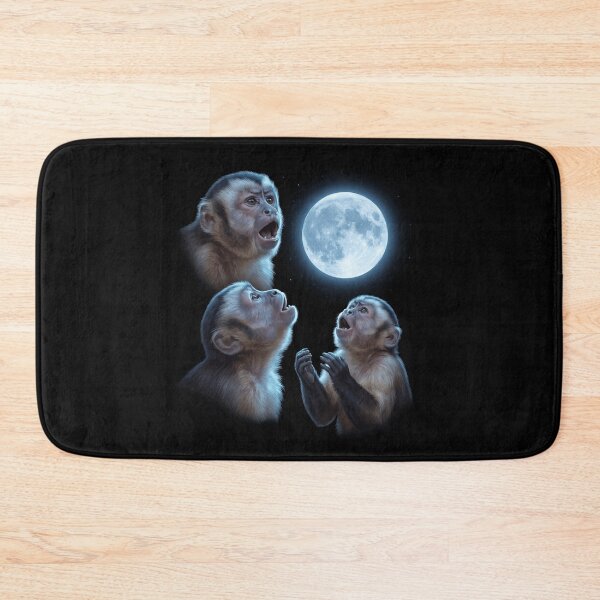 Item preview, Monkey Howling Moon Art Animal Lover designed and sold by TerryConnells.