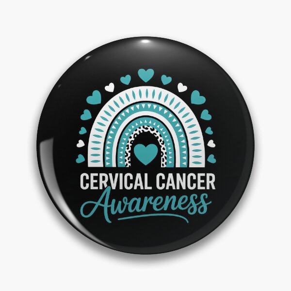 Item preview, Cervical Cancer Awareness Rainbow Leopard Ribbon Teal designed and sold by sailorjessiArt.