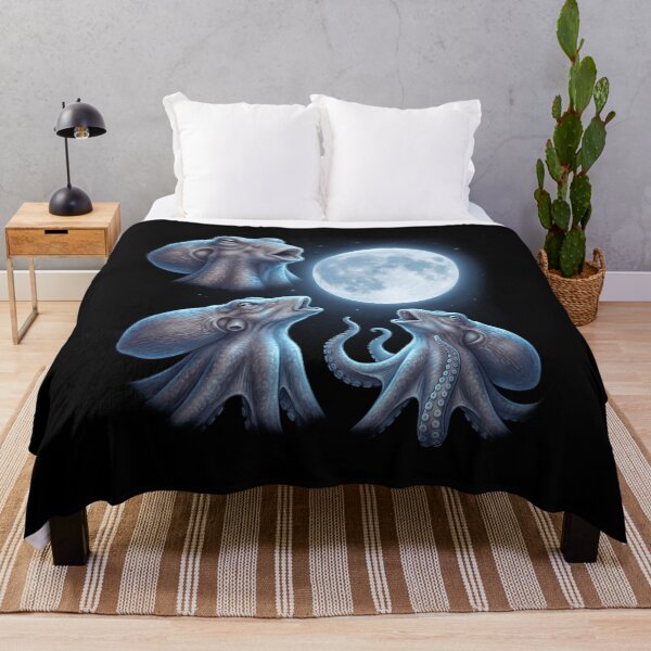 Artikelvorschau, Oktopus heult Mond Kunst Tierliebhaber entworfen und verkauft von TerryConnells.