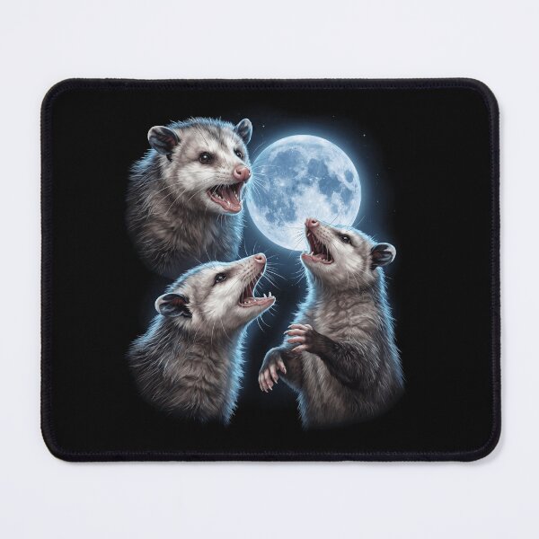 Item preview, Opossum Howling Moon Art Animal Lover designed and sold by TerryConnells.