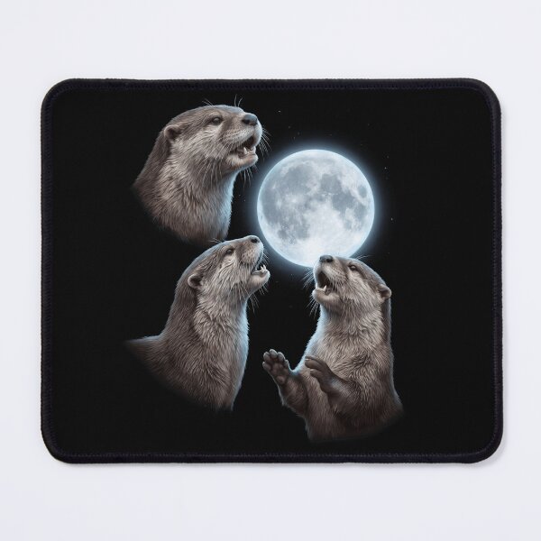 Item preview, Otter Howling Moon Art Animal Lover designed and sold by TerryConnells.