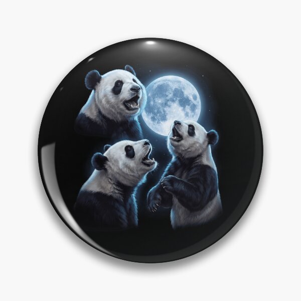 Item preview, Panda Howling Moon Art Animal Lover designed and sold by TerryConnells.