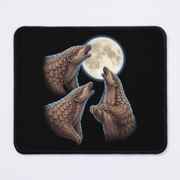 Item preview, Pangolin Howling Moon Art Animal Lover designed and sold by TerryConnells.