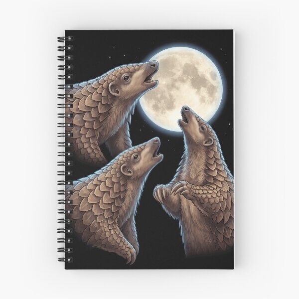 Item preview, Pangolin Howling Moon Art Animal Lover designed and sold by TerryConnells.