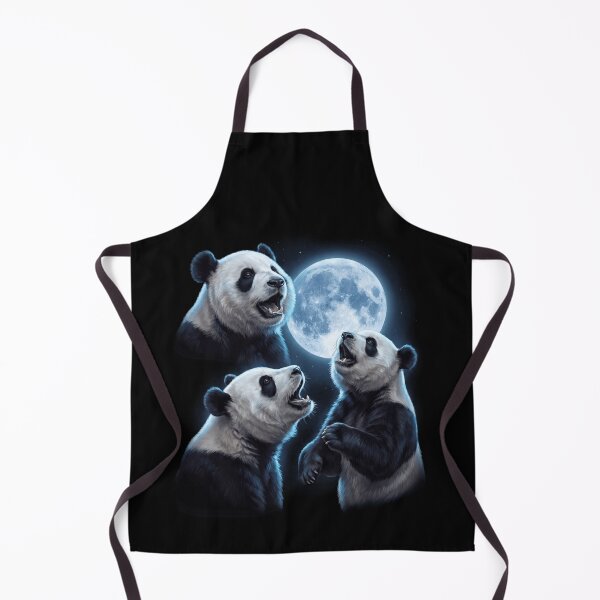 Item preview, Panda Howling Moon Art Animal Lover designed and sold by TerryConnells.
