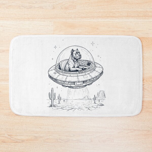Item preview, Vintage Cane Corso Riding UFO Dog Mom Dad Lover designed and sold by DoodleTortle.
