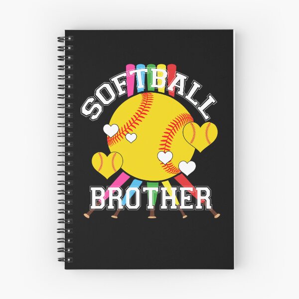 Item preview, Softball Brother Colorful Bats Team Spirit Tee designed and sold by LarryMBrown.