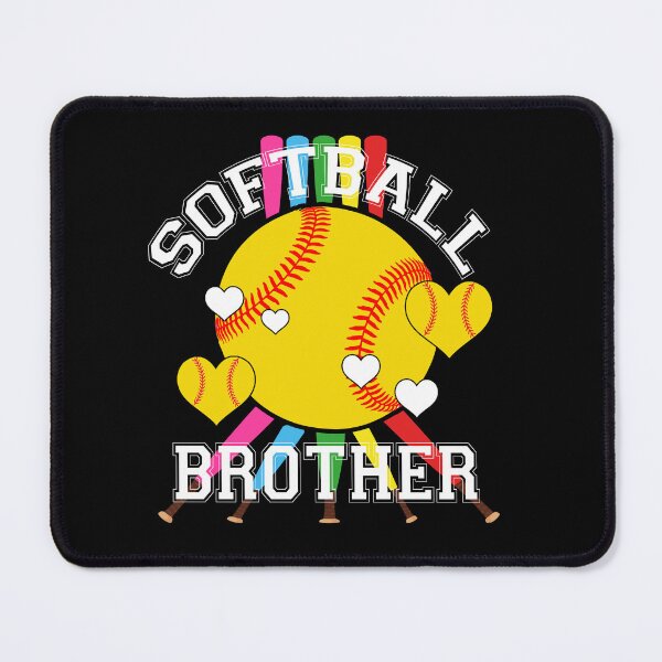 Item preview, Softball Brother Colorful Bats Team Spirit Tee designed and sold by LarryMBrown.