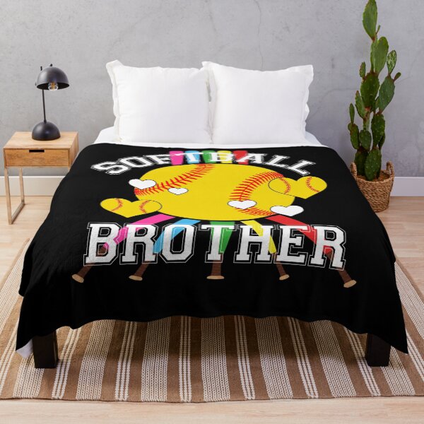 Item preview, Softball Brother Colorful Bats Team Spirit Tee designed and sold by LarryMBrown.
