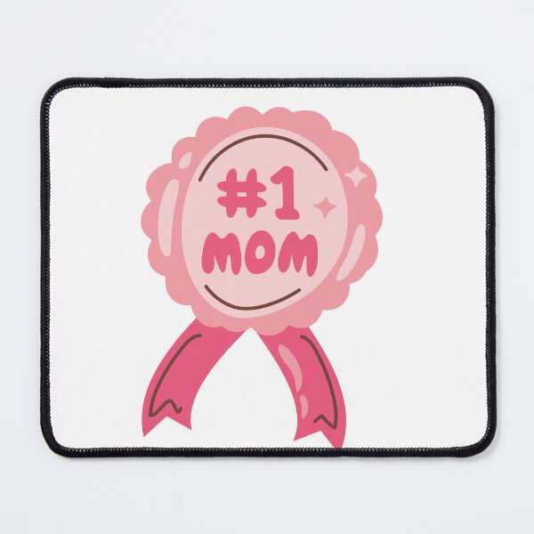 Item preview, #1 Mom Pink Award Ribbon - Cute Aesthetic Mother’s Day designed and sold by Sashka-.