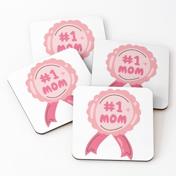 Item preview, #1 Mom Pink Award Ribbon - Cute Aesthetic Mother’s Day designed and sold by Sashka-.