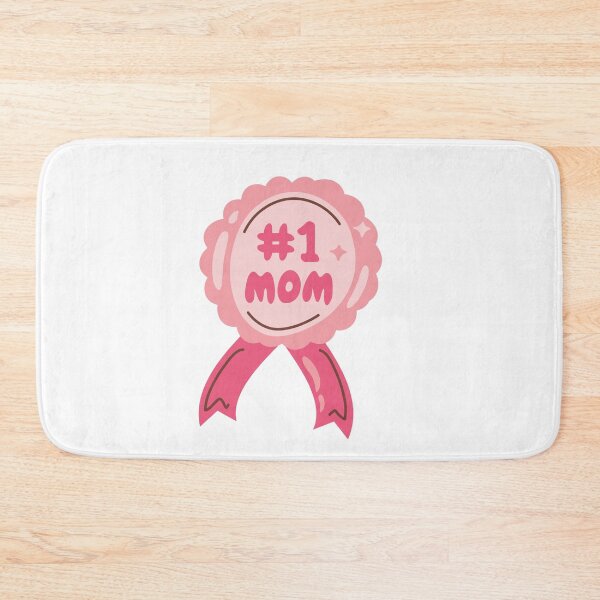 Item preview, #1 Mom Pink Award Ribbon - Cute Aesthetic Mother’s Day designed and sold by Sashka-.