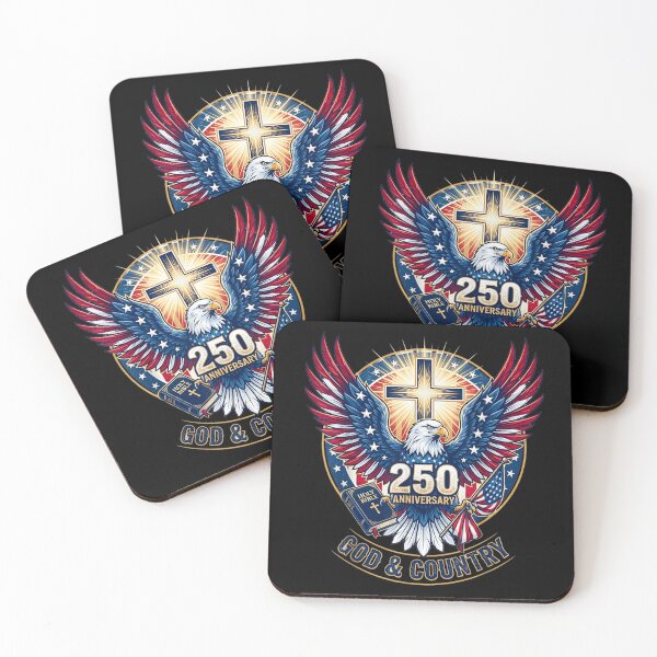 Item preview, one nation under god 250th anniversary eagle christian usa designed and sold by CAnastazyshop.