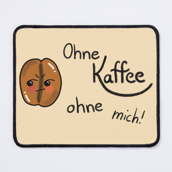 Item preview, No coffee, no me – Grumpy Coffee Bean Kawaii designed and sold by SoftBiteArt.