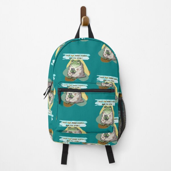 Item preview, Relatable Meme One More Scroll and I’ll Stop – Sleepy Frog Doomscrolling  designed and sold by A-R Digital Designs.