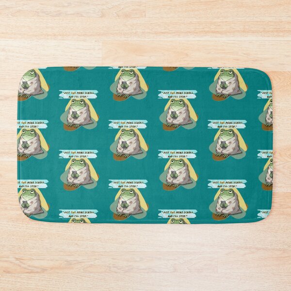 Item preview, Relatable Meme One More Scroll and I’ll Stop – Sleepy Frog Doomscrolling  designed and sold by A-R Digital Designs.
