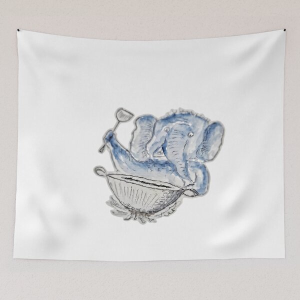 Item preview, Eat It or Eat It! | Deadpan Elephant Illustration - Transparent Background designed and sold by Rak Scenist.