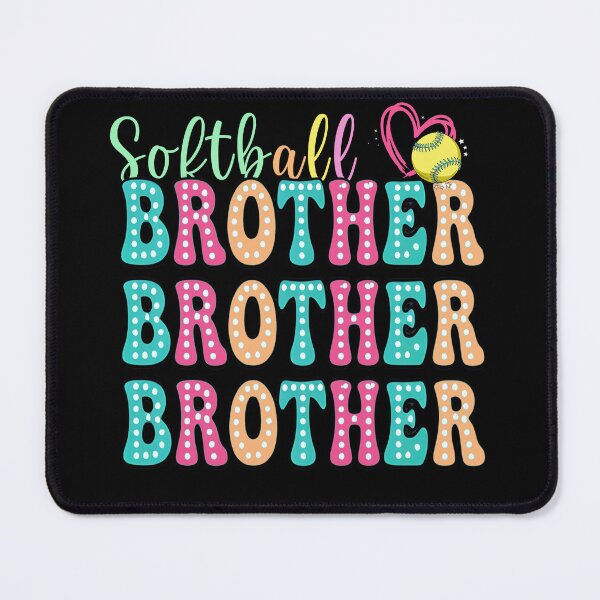 Item preview, Cute Pastel Polka Dot Softball Brother Tee designed and sold by LarryMBrown.