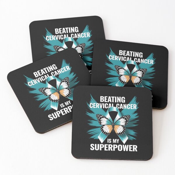 Item preview, Cervical Cancer Awareness Beating Superpower Teal Ribbon designed and sold by sailorjessiArt.