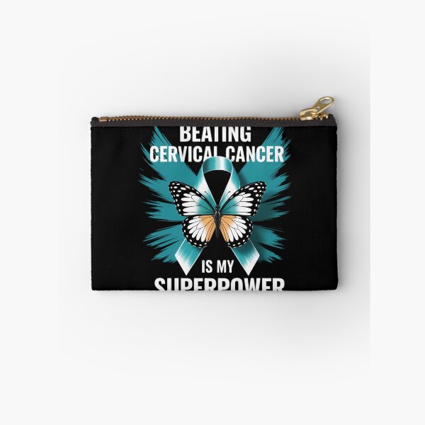 Item preview, Cervical Cancer Awareness Beating Superpower Teal Ribbon designed and sold by sailorjessiArt.