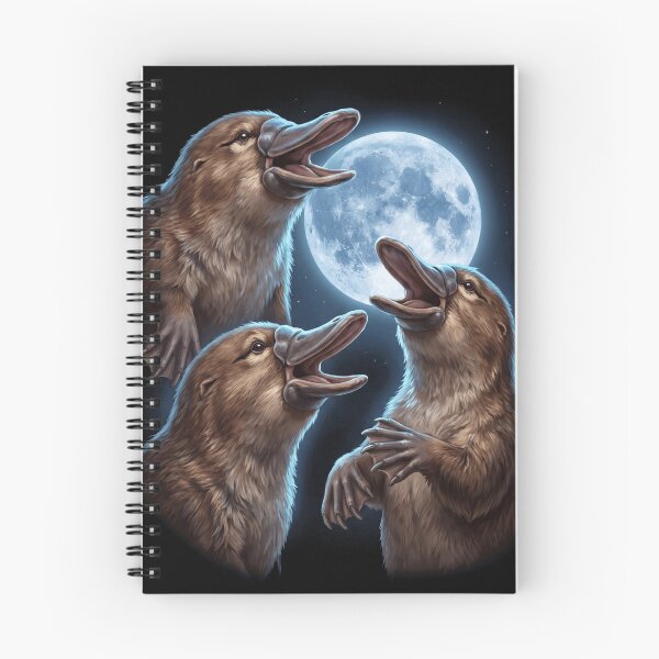 Item preview, Platypus Howling Moon Art Animal Lover designed and sold by TerryConnells.