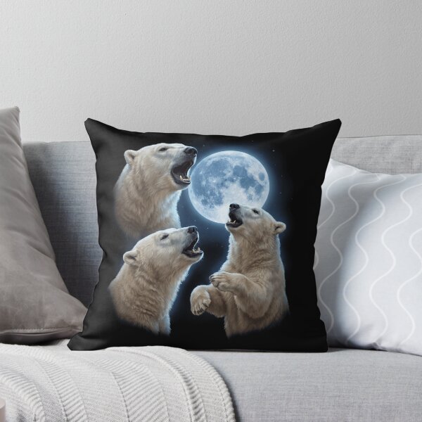 Item preview, Polar Bear Howling Moon Art Animal Lover designed and sold by TerryConnells.