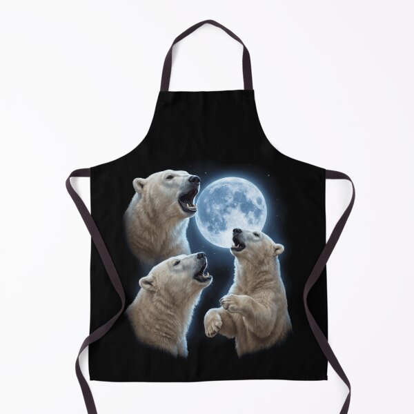 Item preview, Polar Bear Howling Moon Art Animal Lover designed and sold by TerryConnells.