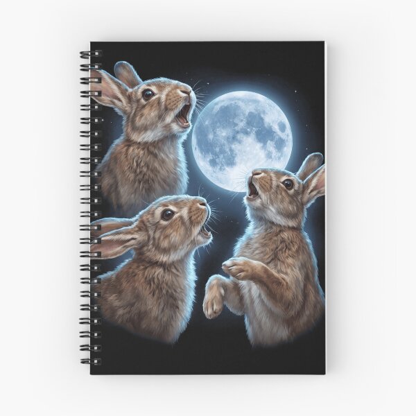 Item preview, Rabbit Howling Moon Art Animal Lover designed and sold by TerryConnells.