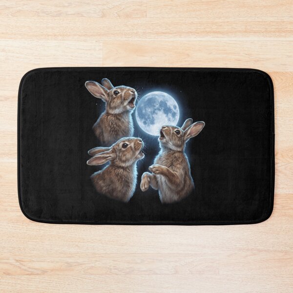 Item preview, Rabbit Howling Moon Art Animal Lover designed and sold by TerryConnells.