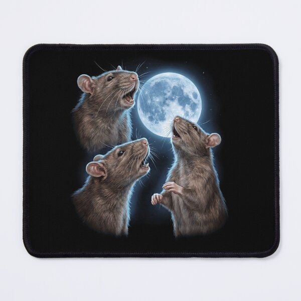 Item preview, Rat Howling Moon Art Animal Lover designed and sold by TerryConnells.