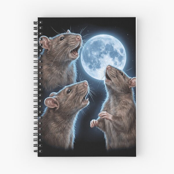 Item preview, Rat Howling Moon Art Animal Lover designed and sold by TerryConnells.