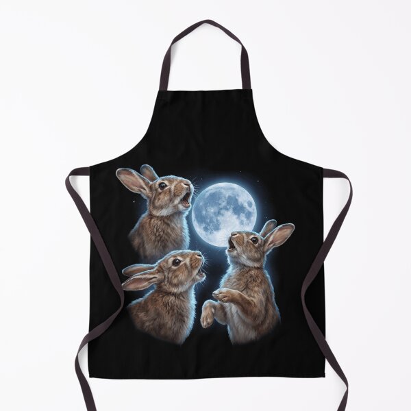 Item preview, Rabbit Howling Moon Art Animal Lover designed and sold by TerryConnells.