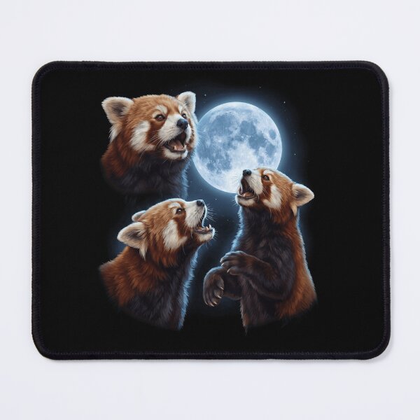 Artikelvorschau, Roter Panda heult den Mond – Kunst für Tierliebhaber entworfen und verkauft von TerryConnells.