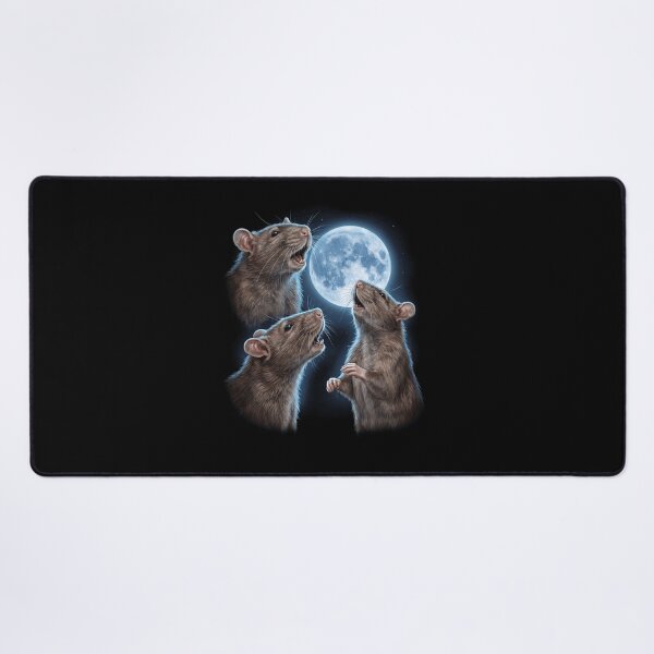 Item preview, Rat Howling Moon Art Animal Lover designed and sold by TerryConnells.