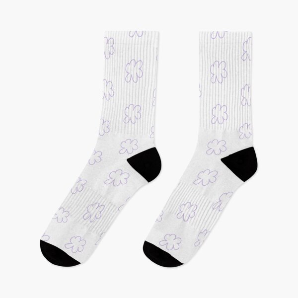 Item preview, Aesthetic Lavender Outline Floral Design designed and sold by LekkieStudioArt.