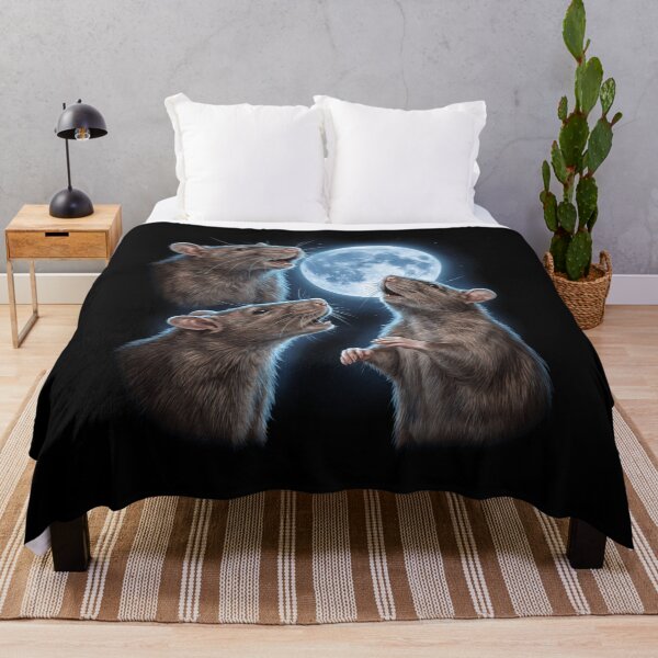 Item preview, Rat Howling Moon Art Animal Lover designed and sold by TerryConnells.