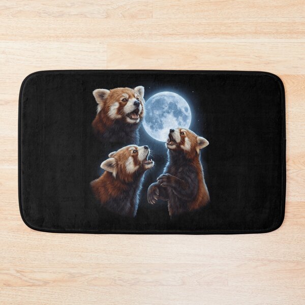 Item preview, Red Panda Howling Moon Art Animal Lover designed and sold by TerryConnells.