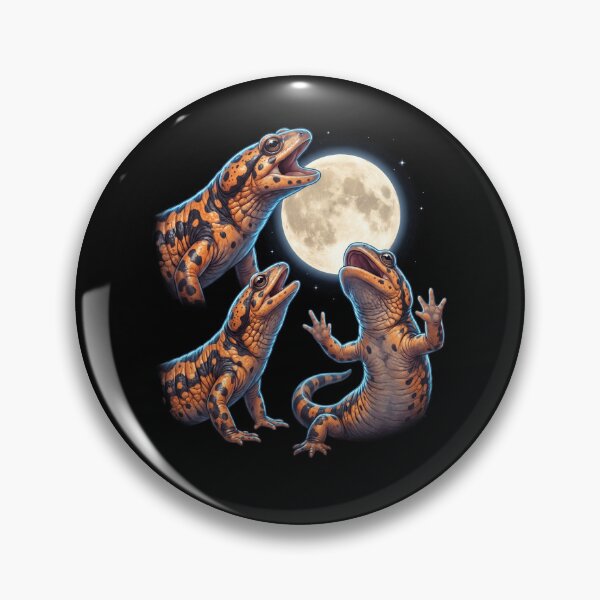 Item preview, Salamander Howling Moon Art Animal Lover designed and sold by TerryConnells.