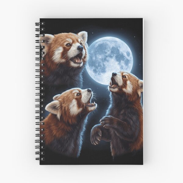Artikelvorschau, Roter Panda heult den Mond – Kunst für Tierliebhaber entworfen und verkauft von TerryConnells.
