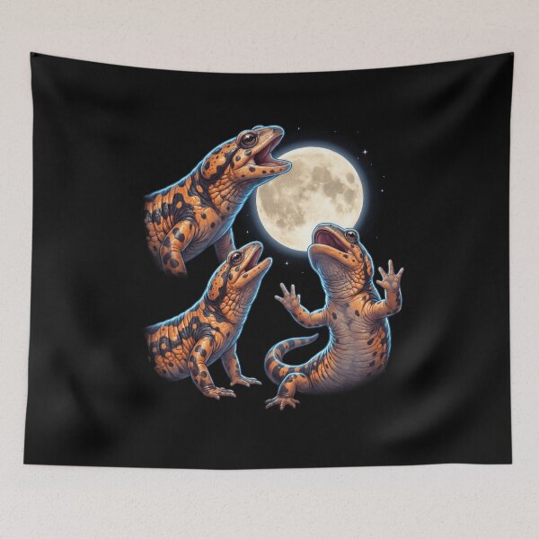 Item preview, Salamander Howling Moon Art Animal Lover designed and sold by TerryConnells.